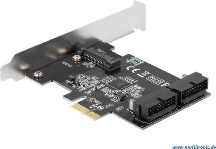 Image du produit Delock Carte PCI Express 2x USB 3.0 interne (en-tête de broche)