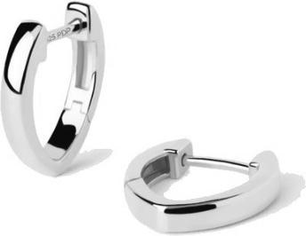 Pd Paola PDPAOLA - Minimalist Silver Earrings Duke Vanilla AR02-A16-U (Silber)