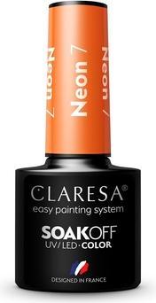 Productafbeelding Claresa Soak Off Uv/Led Neon Gel Polish 7 5G (Neon, Semi-permanente vernis)
