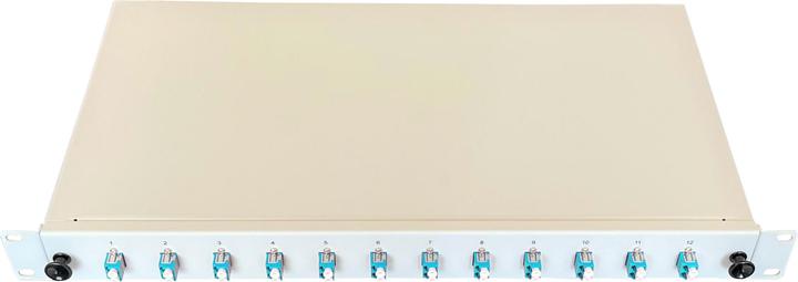Produktbild Paschke Spleissbox/Patchpanel 48,30cm (19") 12xLCd OM3 AQUA 442405-12SA