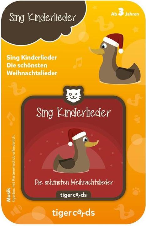 Tigermedia tigercard - Sing Kinderlieder - Die schönsten Weihnachtslieder (Deutsch)