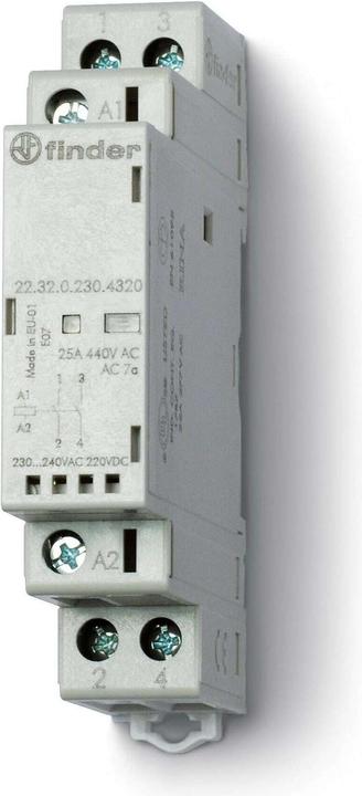 Produktbild Finder Schütze Serie 22 1S + 1Ö, 25A 12V