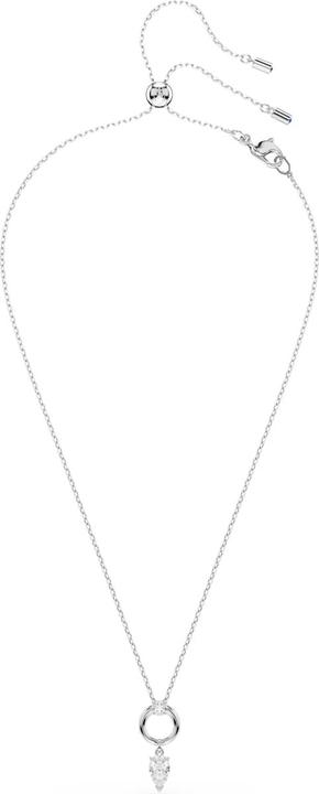 Produktbild Swarovski Mesmera Halskette Tropfenschliff Weiss Rhodiniert