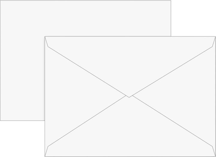 Actual product image Envelope C6 (114 x 162 mm, 25 x)