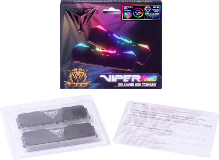 Produktbild Patriot Viper RGB (2 x 8GB, 3000 MHz, DDR4-RAM, DIMM)