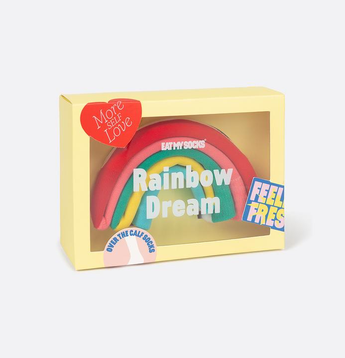 Eat My Socks Rainbow Dream Socken, pinky (One Size)