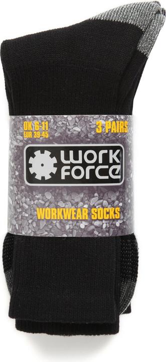 Work Force Arbeitssocken robust 3 Paar (3er Pack, 46 - 48)