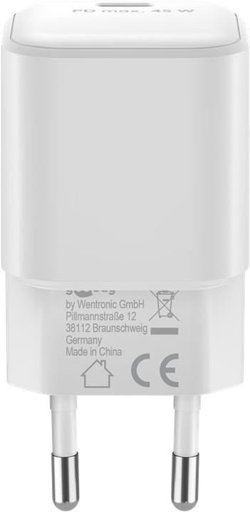 Produktbild Goobay USB-C Nano Schnellladegerät mit GaN Technologie (45 W)