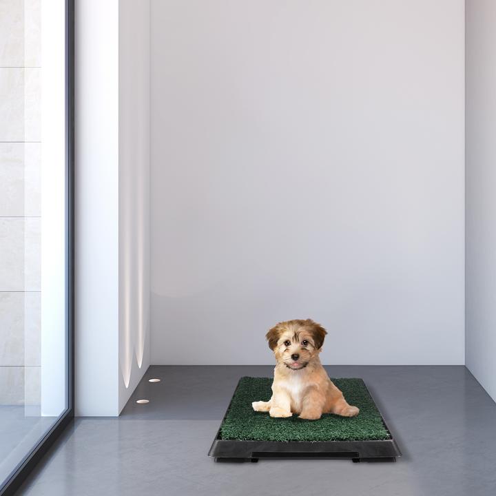 Immagine prodotto Relaxdays Lettiera per cani con Erba Sintetica, per Interni (Gabbia per cani)