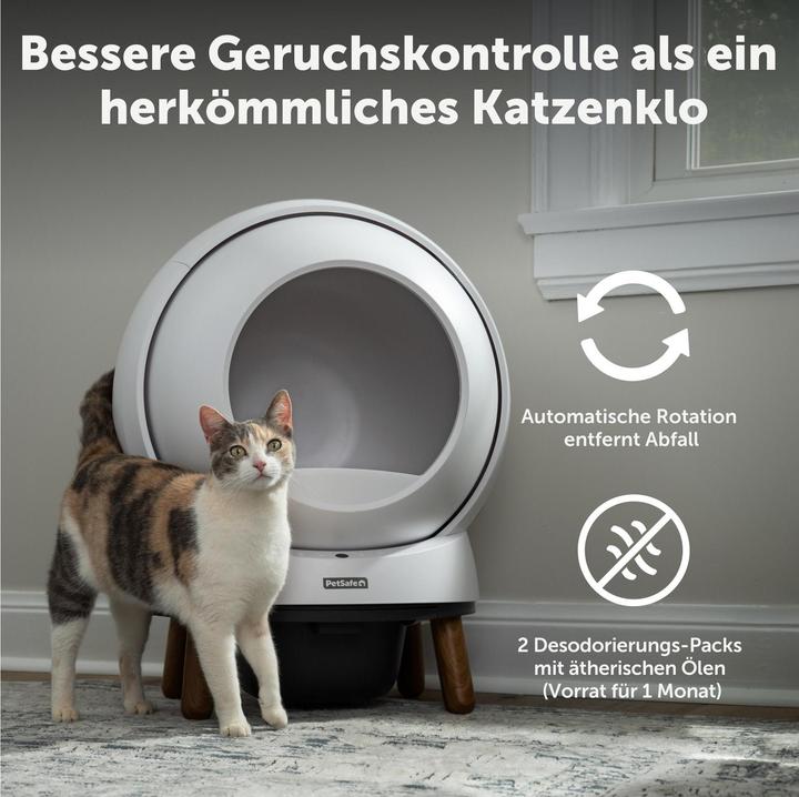 Actual product image PetSafe Ecom Smartspin Auto Litter Box robot - (72984917986) (Self-cleaning litter tray)
