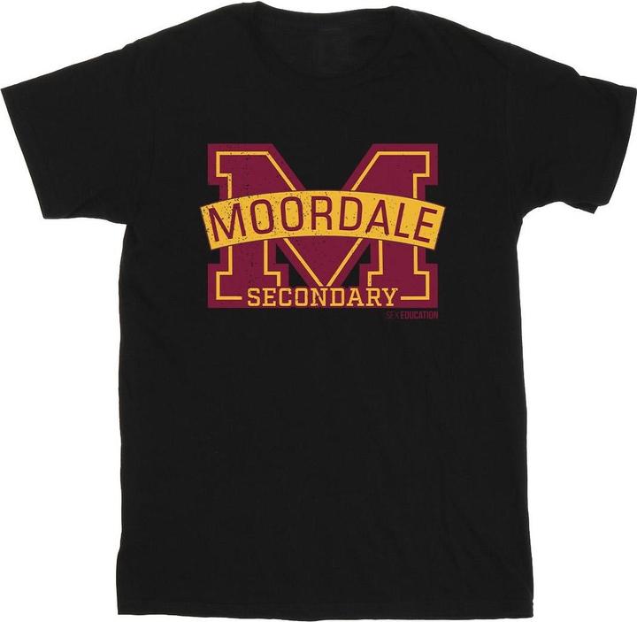 Netflix Sex Education Moordale Cracked M Logo 2 TShirt (S)