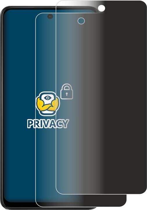 Produktbild BROTECT Sichtschutzfolie Anti-Spy Privacy Folie Blaulicht-Schutz (2 Stück, Motorola Moto E14)