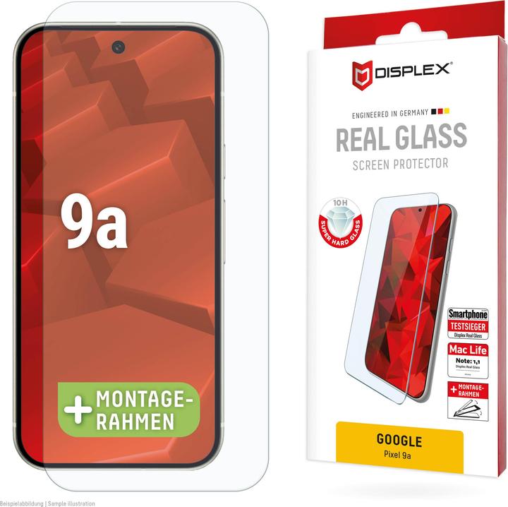 Displex Real Glass, 2D armoured glass (1 Piece, Google Pixel 9a)