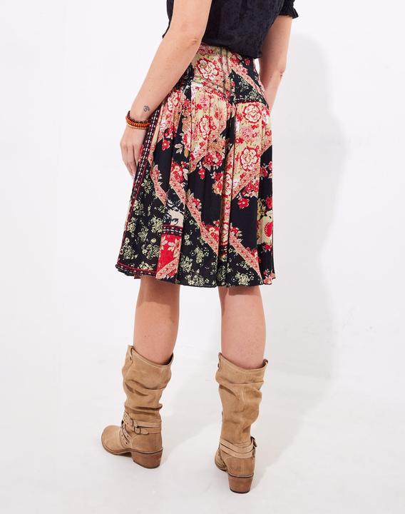 Actual product image Joe Browns Floral Patchwork Knee-Length Skirt (38)