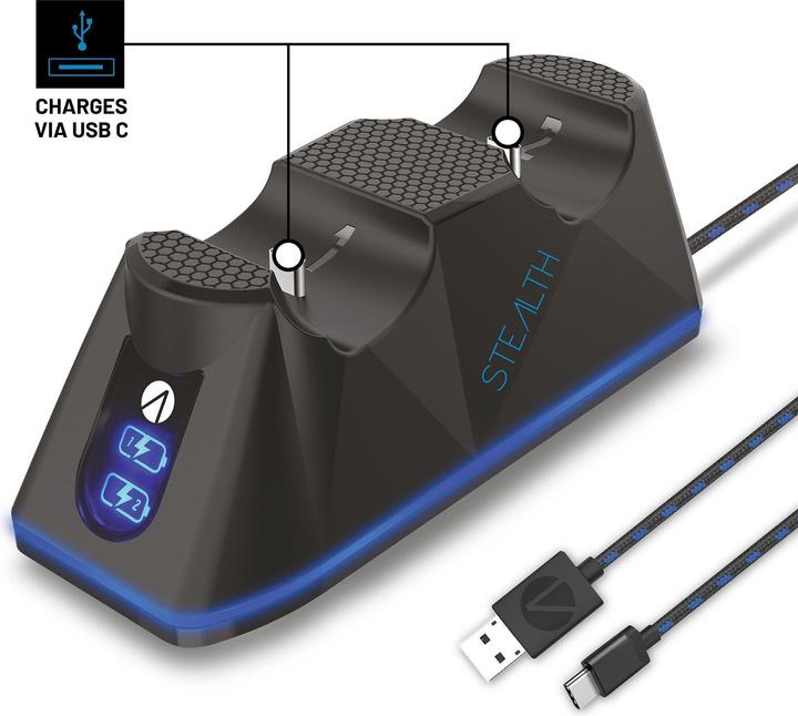 Stealth SP-C100V Doppio dock di ricarica (PS5)
