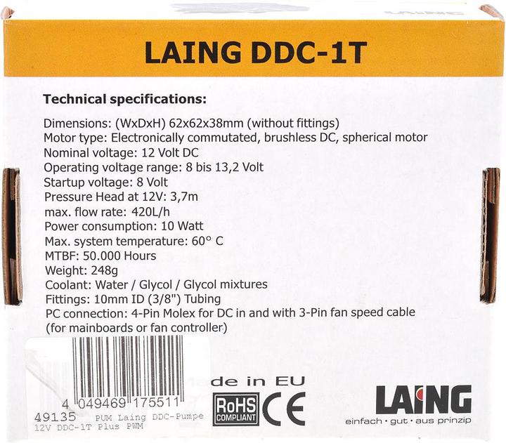 Immagine prodotto Laing Pompa DDC 12V DDC-1T Plus