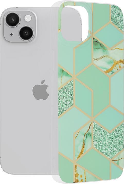Actual product image Techsuit - Marble Series - iPhone 14 Plus - Green Hex (Apple iPhone 14 Plus)