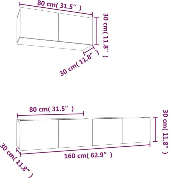 Image du produit VidaXL Hadley (80 x 30 x 30 cm)
