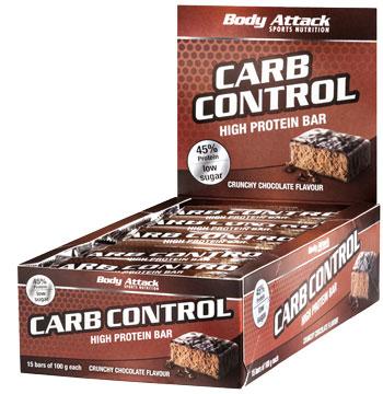 Produktbild Body Attack Carb Control (15x100g Riegel) (Stracciatella, 15 Stk., 1500 g)