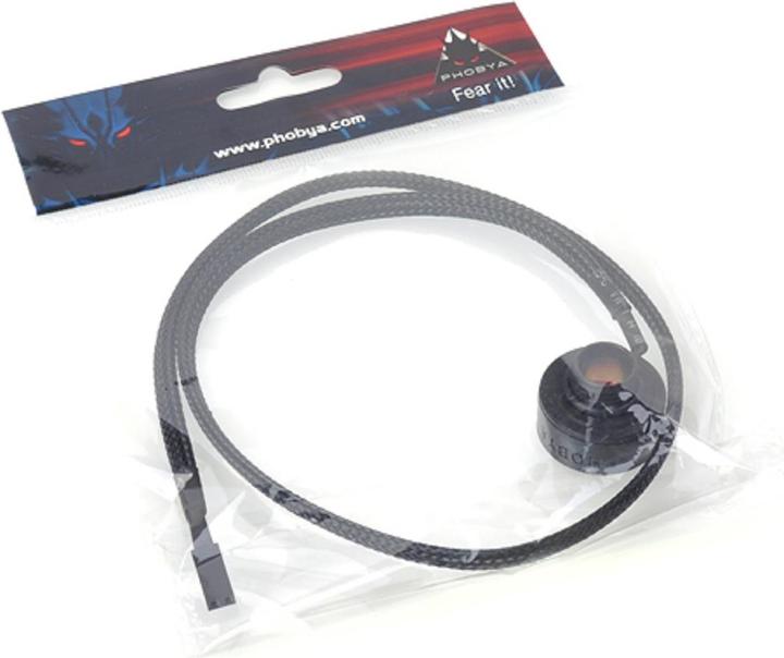 Image du produit Phobya Capteur de température fileté femelle/mâle G1/4 noir mat