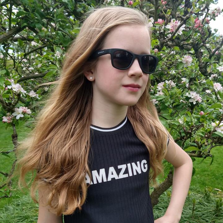 Immagine prodotto Koolsun Occhiali da sole Wave Matte Black per bambini
