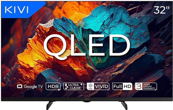 Produktbild Kivi TV TV 32F720QB 32" QLED FHD Google TV, Dolby Audio, Max Vivid