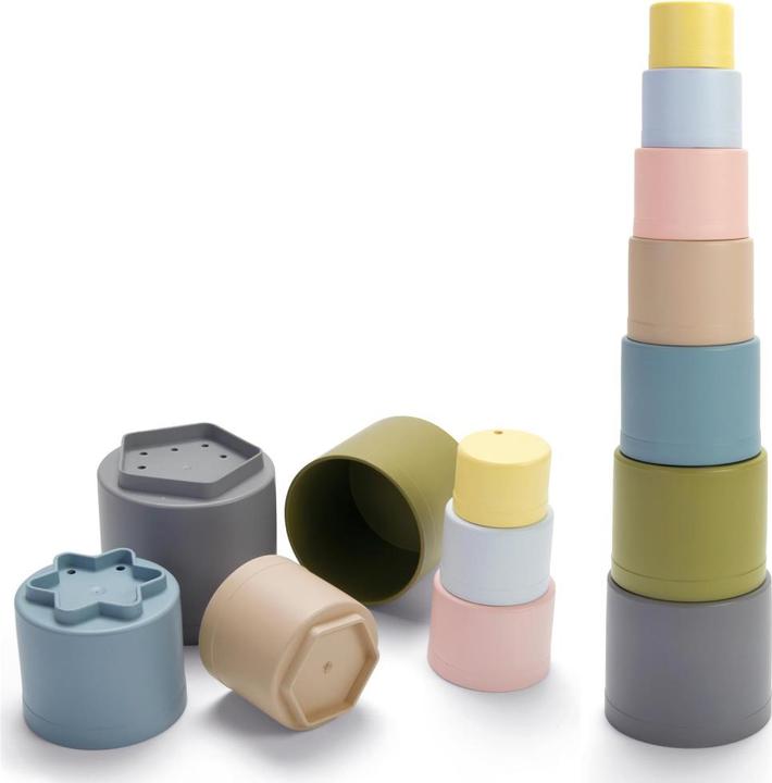 Actual product image dantoy Tiny Bio stacking cups