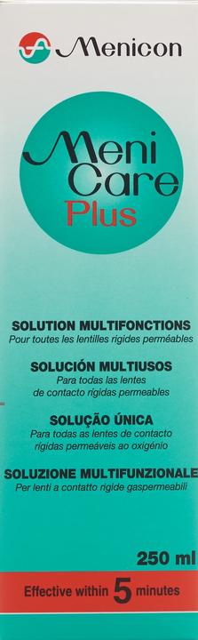 Actual product image Menicon MeniCare Plus (Peroxide system, 250 ml)