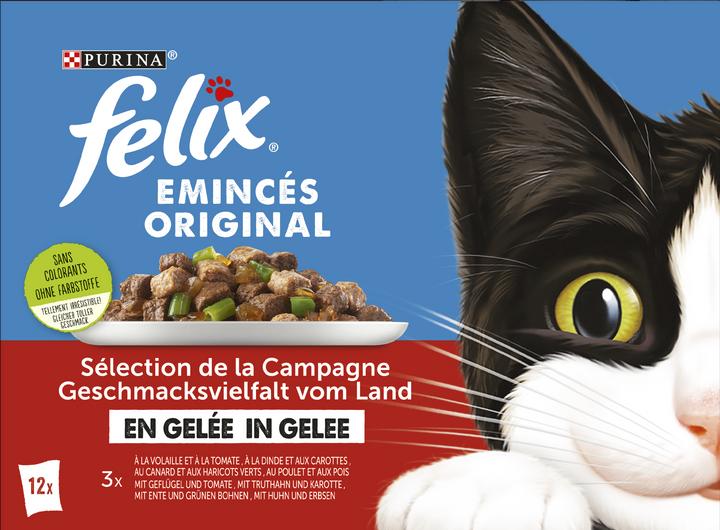Produktbild Felix Original Mixed Selection in Gelee (Adult, 12 Stk., 1020 g)