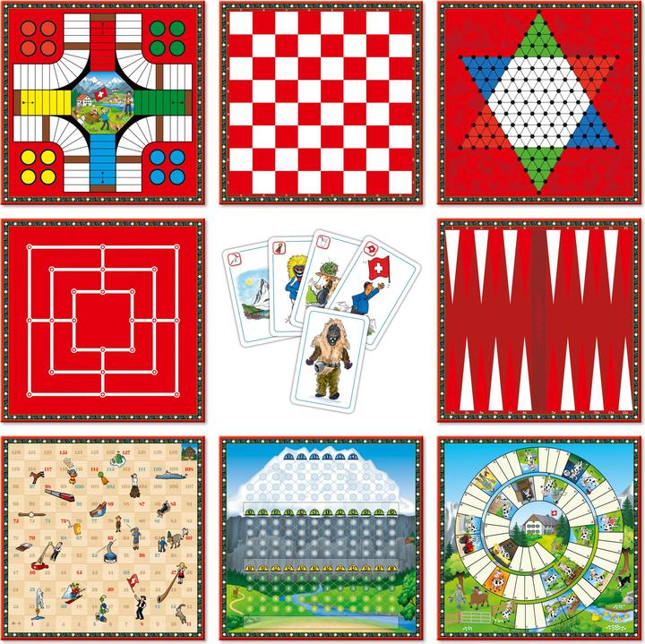 Produktbild Schweizer Spielesammlung (Deutsch, Italienisch, Französisch, Englisch, Multilingual)