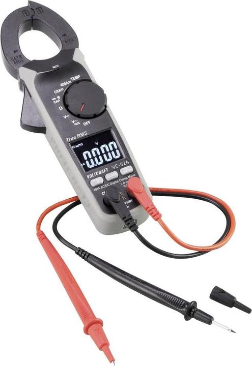 Produktbild Voltcraft VC-524 Stromzange digital CAT III 600V Anzeige (Counts): 6000 (CAT III 600V)