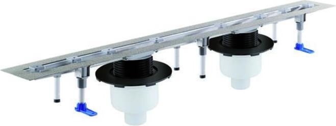 Produktbild Dallmer Duschrinne CeraLine senkrecht F 521750, 2000mm, DN 50/ DN 70 Bauhöhe 110mm (2155 mm)