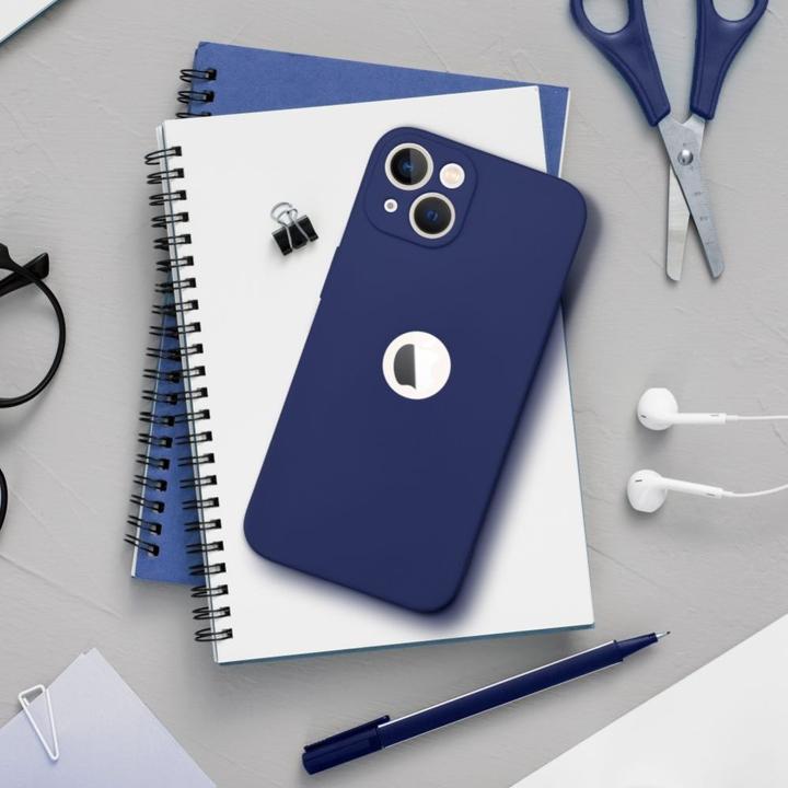 Actual product image OEM Display SOFT case for IPHONE 14 Plus dark blue (Apple iPhone 14 Plus)