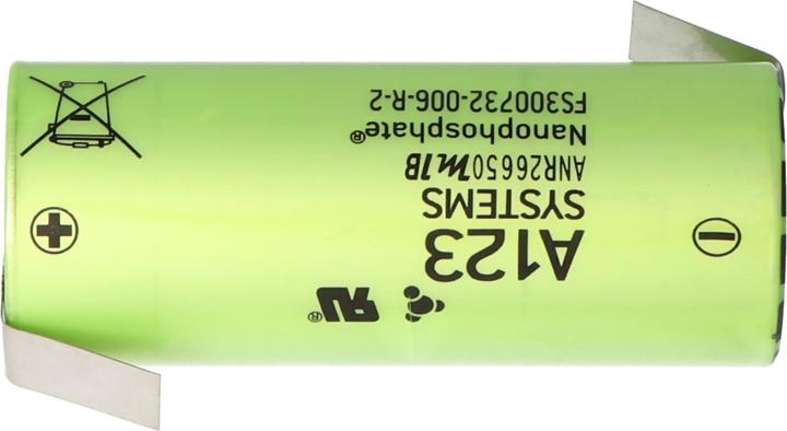 Immagine prodotto A123 Systems Akku ANR26650M1B, mit Lötfahnen Z-Form (1 pz., 2500 mAh)