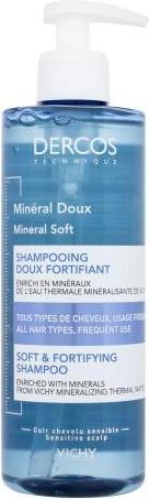 Produktbild Vichy Dercos Mineralshampoo Mild Und Kräftigend (400 ml, Flüssiges Shampoo)
