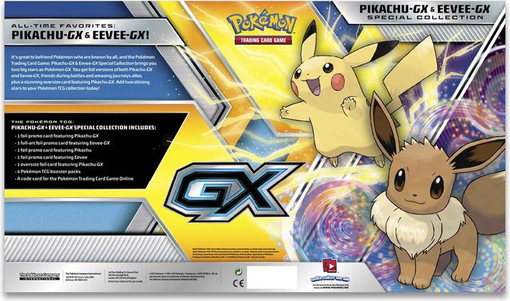 Produktbild Pokémon Pikachu GX & Eevee GX Collection Box (Englisch, Box Set & Collection)