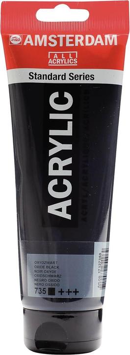 Talens Acrylfarbe Amsterdam (Oxidschwarz, 250 ml)