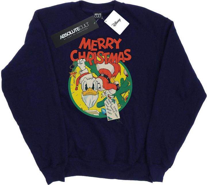 Disney Donald Duck Merry Christmas Sweatshirt