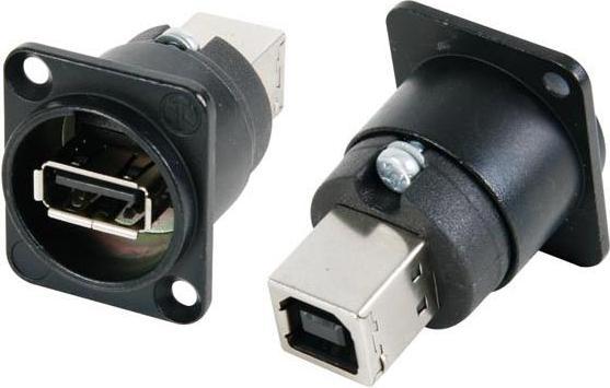 Image du produit Neutrik Nausb-W-B USB Feed Thr Ip B,Xlr