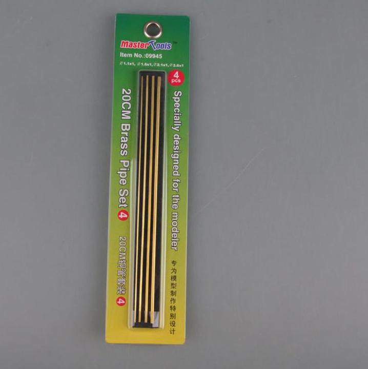 Image du produit Master Tools 20CM Brass Pipe / Tube en laiton Set 4