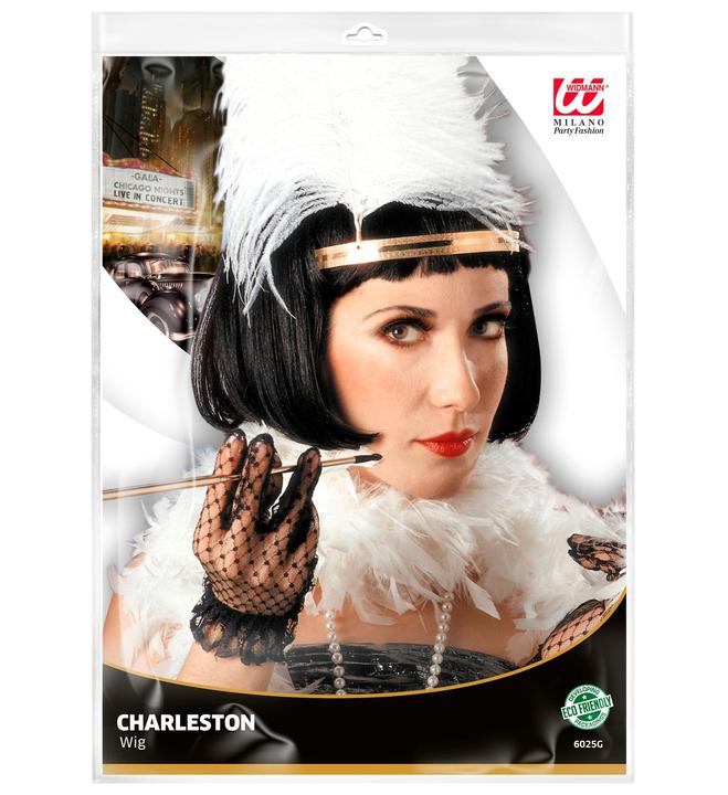 Image du produit Widmann Perruque Charleston des années 20 noire