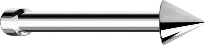 Star Piercing Nasenstecker gerade silber mit Cone (ohne Messing, Chirurgenstahl 316L)