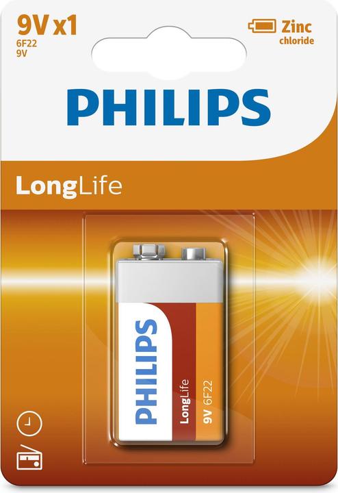 Image du produit Philips LongLife (1 pcs, 9V Block)