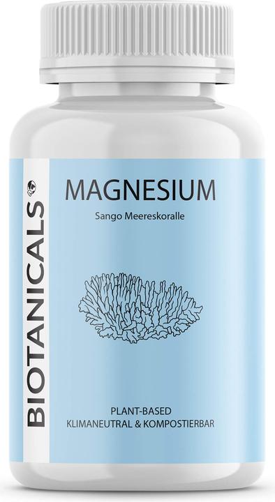 Actual product image Biotanicals Magnesium 120 capsules (120 Piece, Capsules, 135 g)