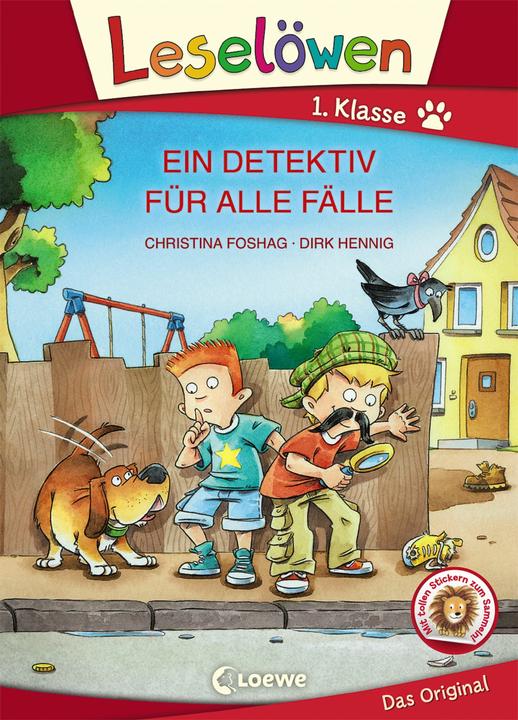 Produktbild Leselöwen 1. Klasse - Ein Detektiv für alle Fälle (Deutsch, Christina Foshag, Dirk Hennig, 2019)