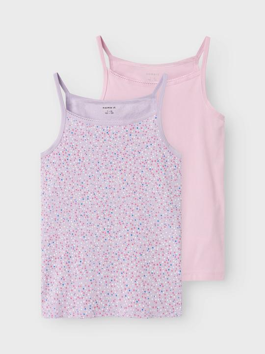 Actual product image Name it Nkfstrap Top 2p Pastel Lilac Dot Noos (146)