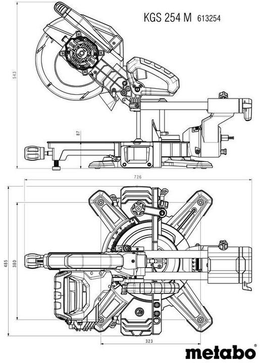 Produktbild Metabo KGS 254 M (CH-Version)