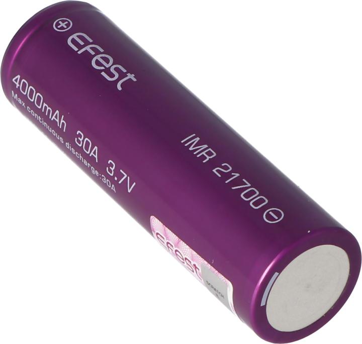 Actual product image Efest Battery IMR21700, 30A (1 pcs., 21700, 4000 mAh)