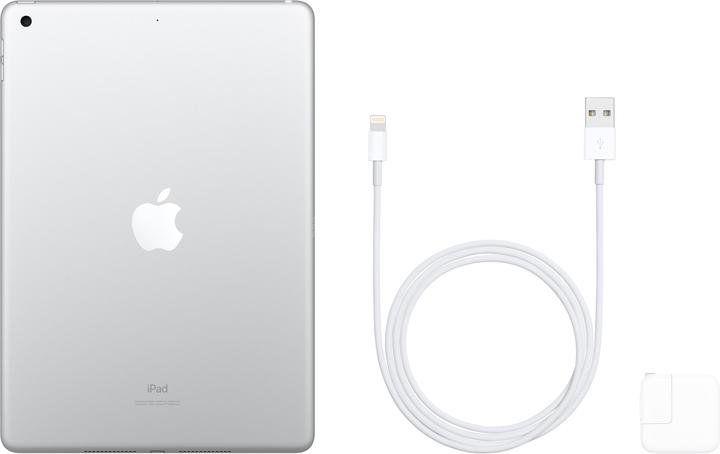 Produktbild Apple iPad (2019) (nur WLAN, 10.20", 128 GB, Silver)
