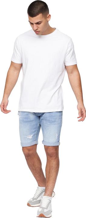 Actual product image Crosshatch Mens Riptrey Abraised Denim Shorts (32)